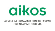 AIKOS – atvira informavimo, konsultavimo ir orientavimo sistema, kurios pagrindinis tikslas – teikti informaciją apie mokymosi galimybes Lietuvoje AIKOS – atvira informavimo, konsultavimo ir orientavimo sistema, kurios pagrindinis tikslas – teikti informaciją apie mokymosi galimybes Lietuvoje